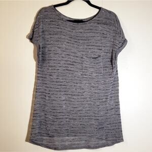 Calvin Klein Jeans- Striped Heathered gray